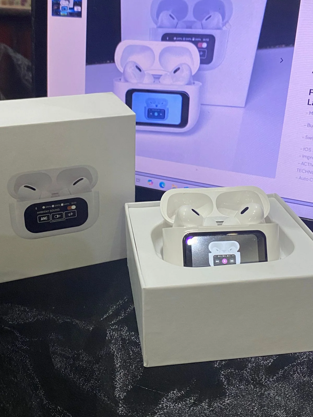 A9 Pro Earbuds with ANC & LED Display